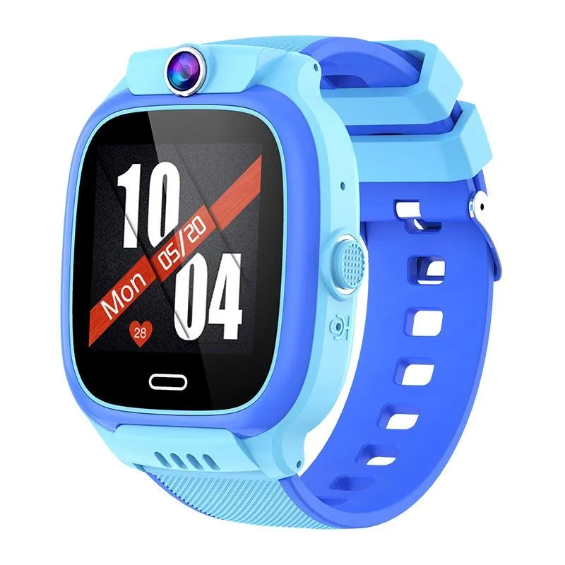 1.44 Inch 4G Video Call Waterproof Smart Children Phone Watch With Sos Function