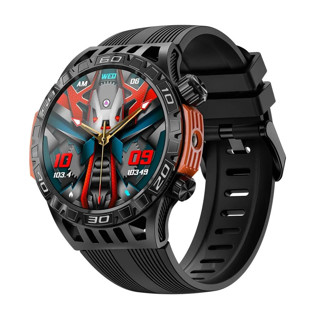 1.46 Inch Ip68 Waterproof Sos Flashlight Bluetooth Smart Watch