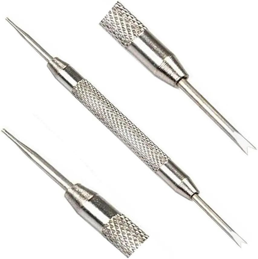 18mm Spring Bar Pins Stainless Steel Watch Pins for Attaching Watch Band to Watches or Buckle 6pcs Diameter 1.5mm (18mm)