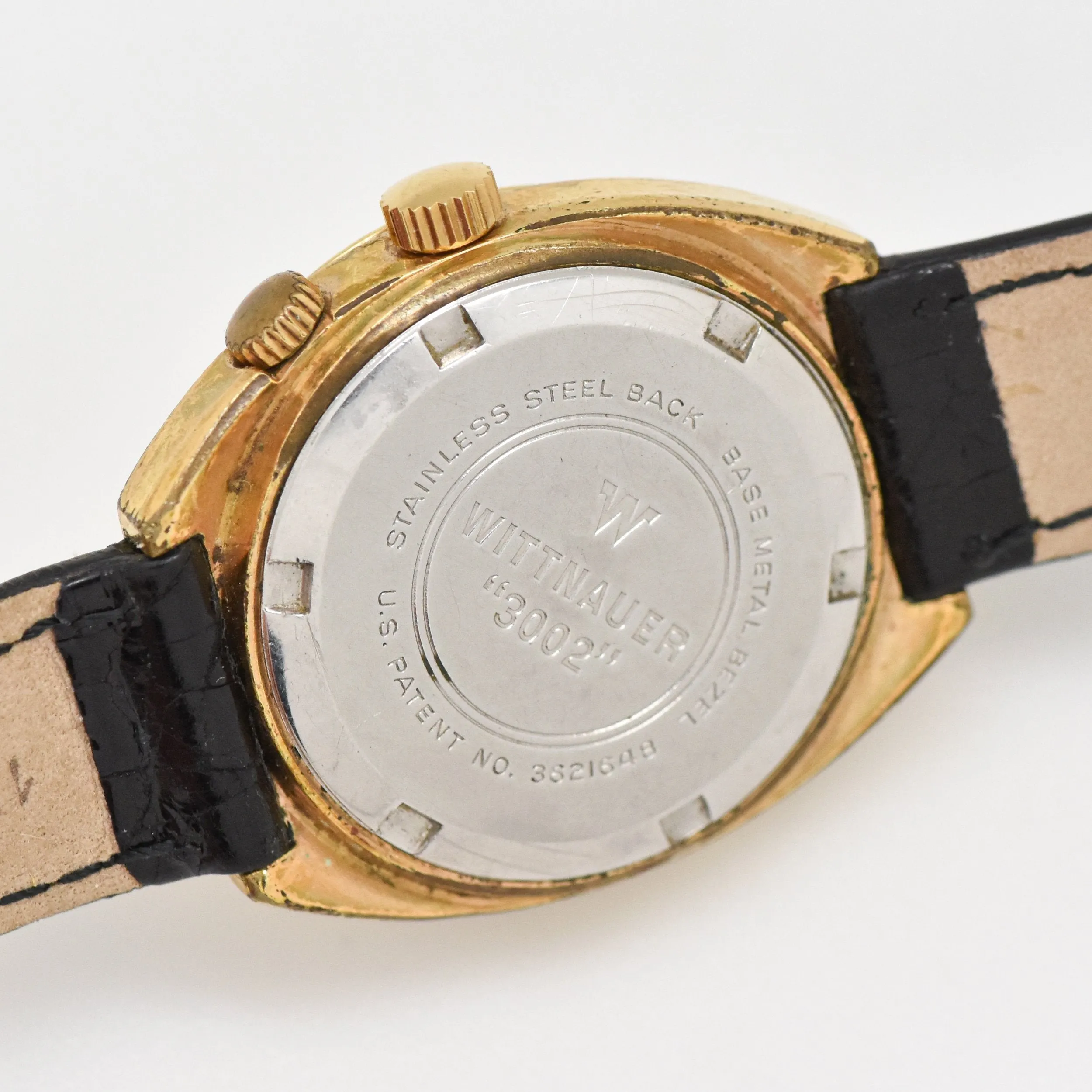 1971 Wittnauer 2000 Ladies Calendar Base Metal And Stainless Steel Watch (# 14533)
