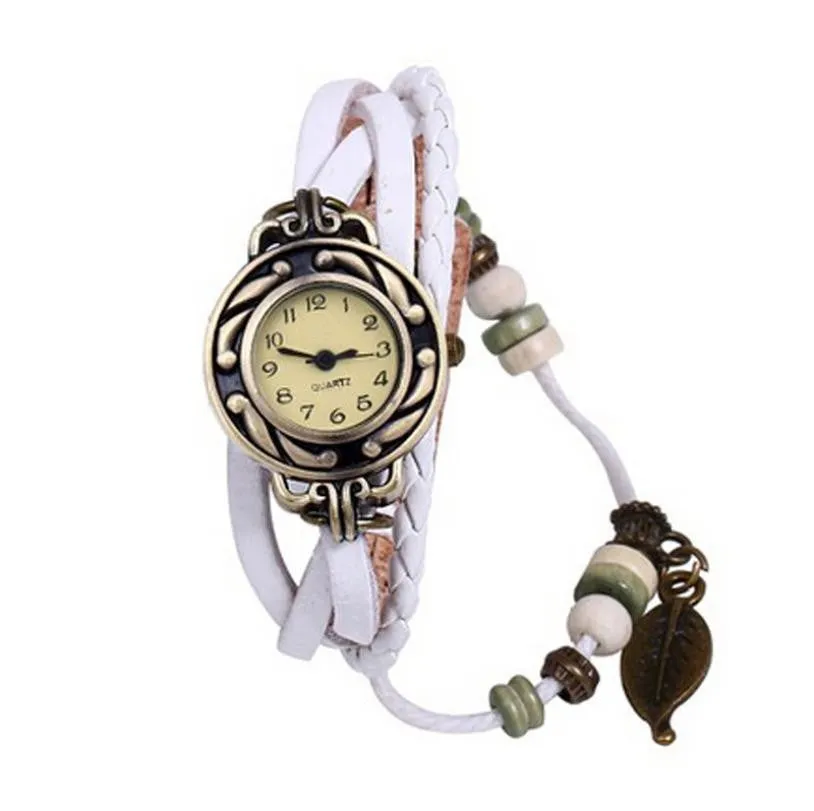 2018 Latest Women Dirls Watches Fashion Bracelet Wristwatches Laf Pendant Vintage Watches Relogios Feminino Ladies Watches