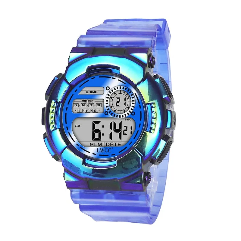 2022 LED Digital Watch for Women Waterproof Causal Sports Watches Ladies Transparent Watch Women&#39;s Wristwatch Reloj Mujer