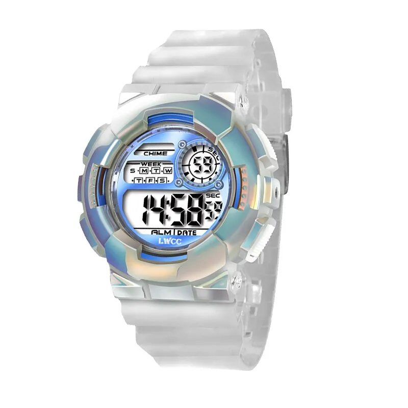 2022 LED Digital Watch for Women Waterproof Causal Sports Watches Ladies Transparent Watch Women&#39;s Wristwatch Reloj Mujer