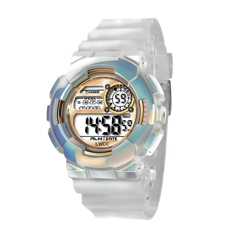 2022 LED Digital Watch for Women Waterproof Causal Sports Watches Ladies Transparent Watch Women&#39;s Wristwatch Reloj Mujer