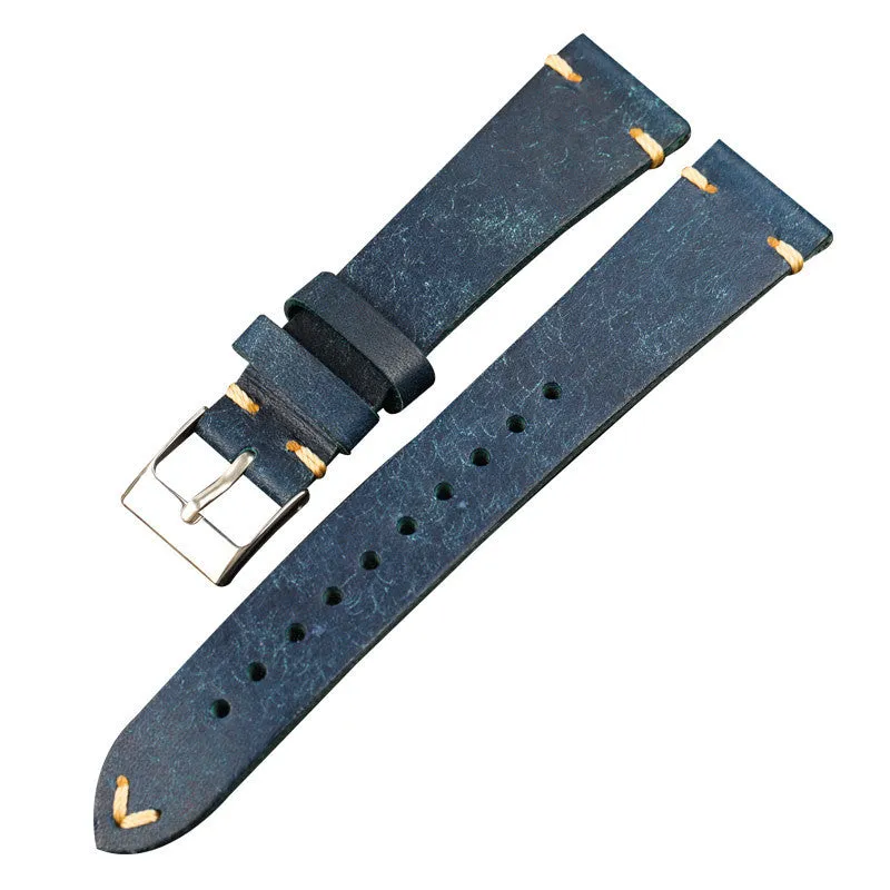 20MMX16MM Vintage Leather Men's Watch Strap