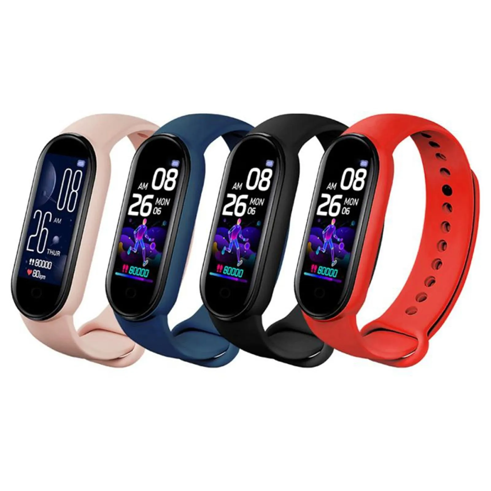 Advanced Health Tracker With Heart Rate Blood Pressure And Sleep Monitoring