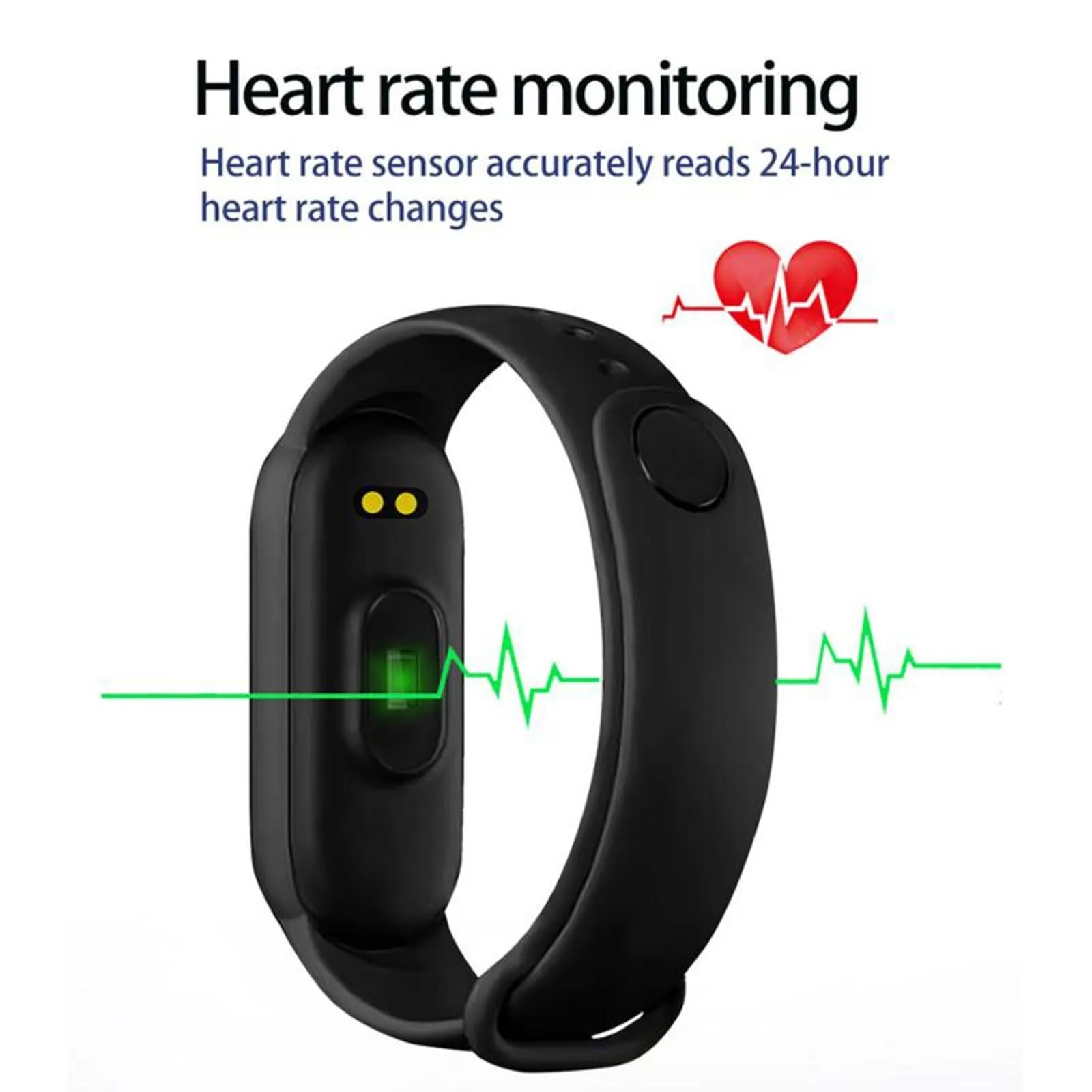 Advanced Health Tracker With Heart Rate Blood Pressure And Sleep Monitoring