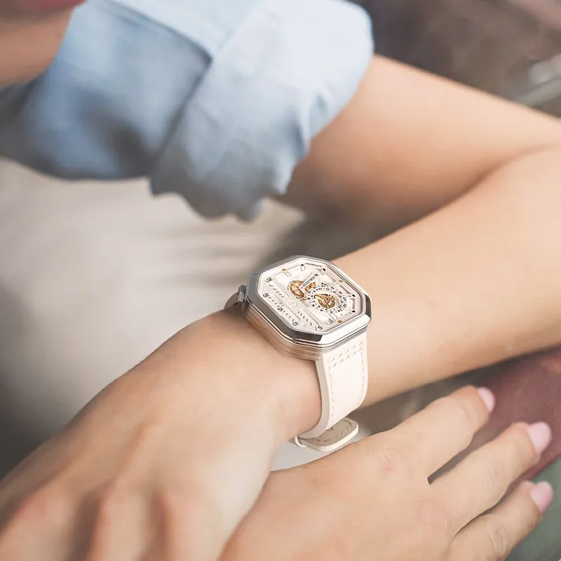 AGELOCER New Desigin Green Woman Mechanical Watch Sapphire Street Style Casual Fashion Automatic Watches aaa Ladies Watch