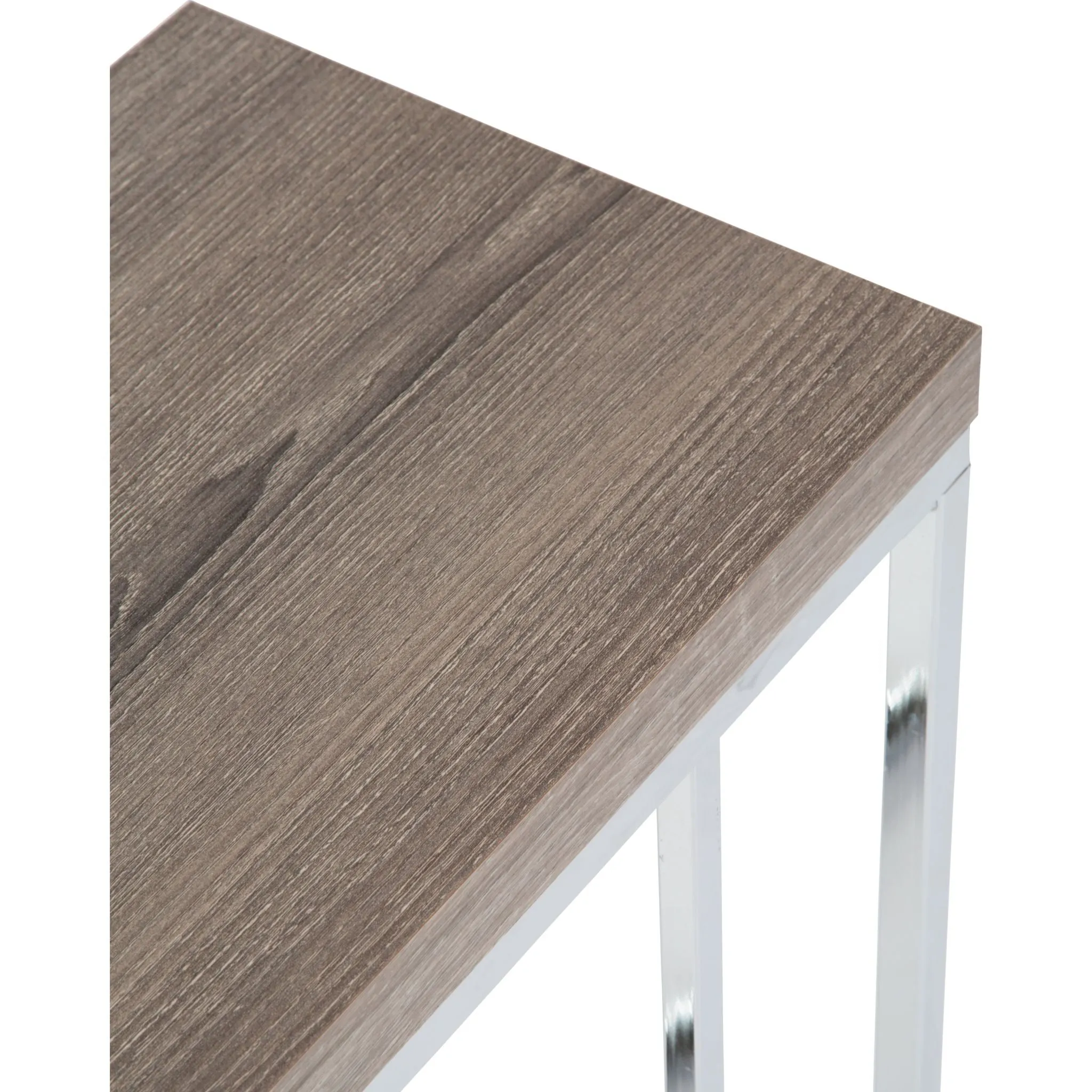 Aly Accent Table - Dark Taupe