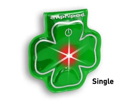 Amphipod Vizlet LED Shamrock Wearable Reflector (Single)