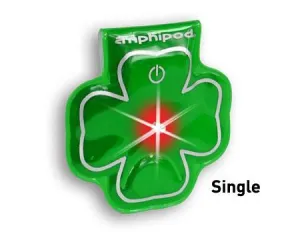 Amphipod Vizlet LED Shamrock Wearable Reflector (Single)