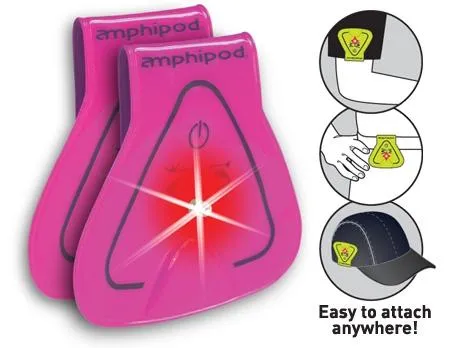 Amphipod Vizlet LED Triangles Wearable Reflectors (2 Pack)