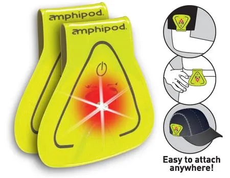 Amphipod Vizlet LED Triangles Wearable Reflectors (2 Pack)