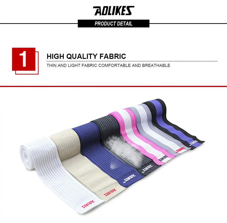 AOLIKES 1PCS Basketball Badminton Tennis Elbow Pad Ankle Brace Wrap Support Elastic Gym Sport Elbowband Fitness Bandage