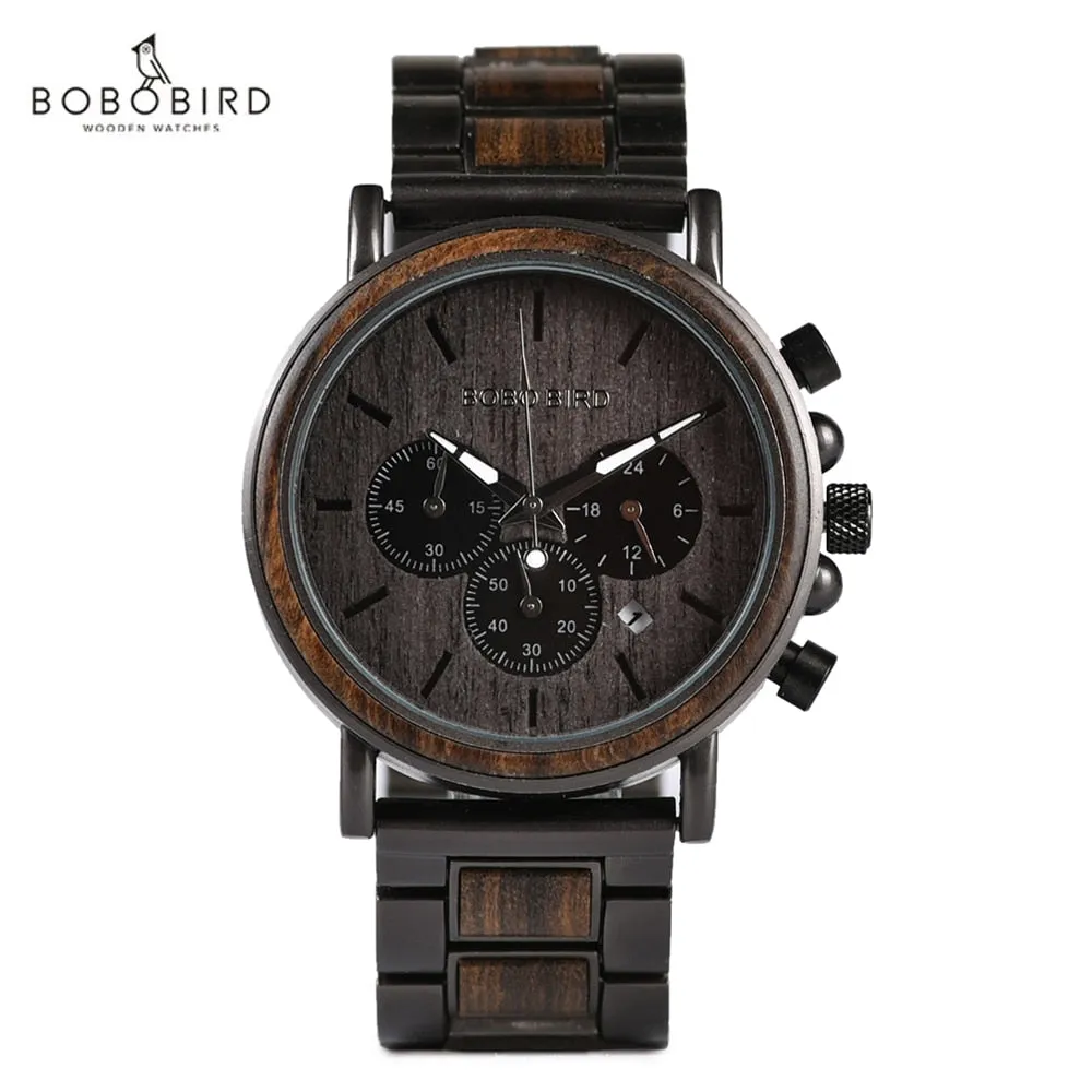BOBOBIRD Man Watch Luxury Men&#39;s Watches For Men Quartz Wristwatches Clock Male Custom Wrist Watch Orologio Uomo Timepieces