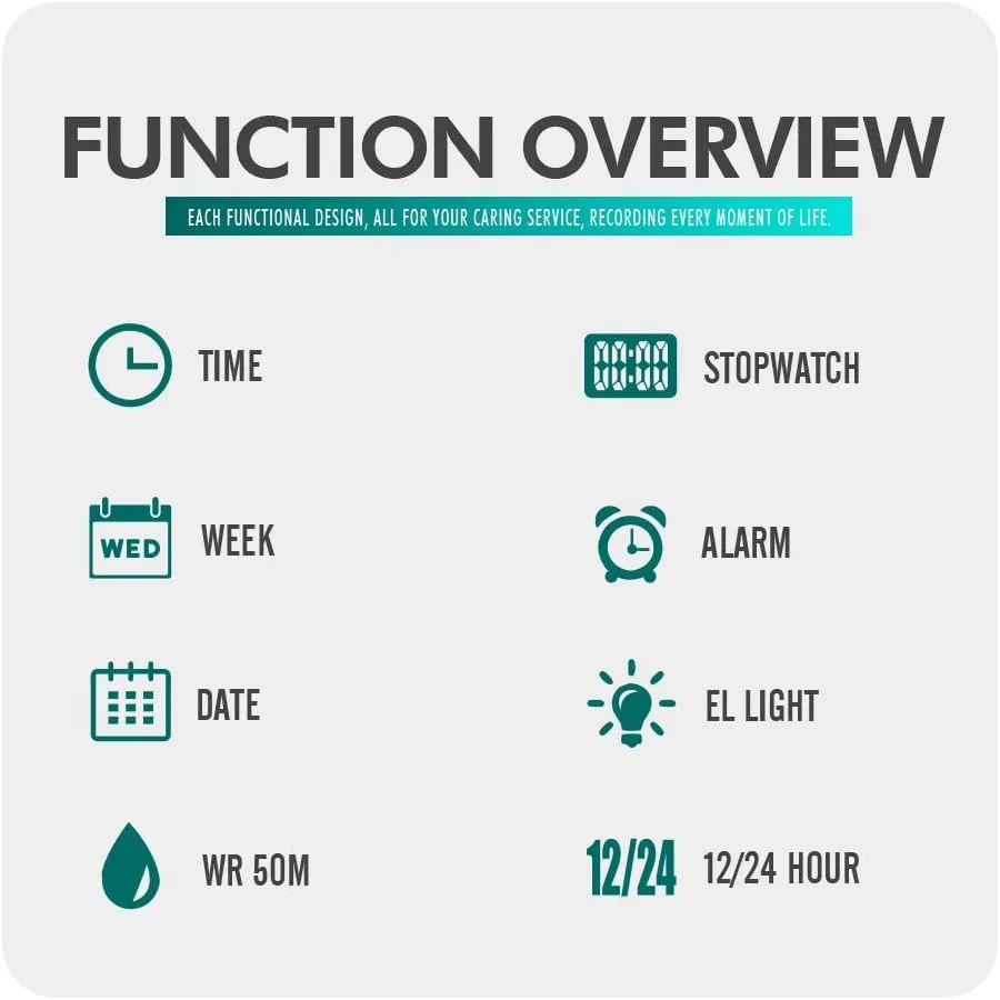 Boys Watch Digital Sports Waterproof Outdoor Kids Watches Alarm Clock 12/24 H Stopwatch Calendar 3-15 Year Old Boys Girls Wristwatch