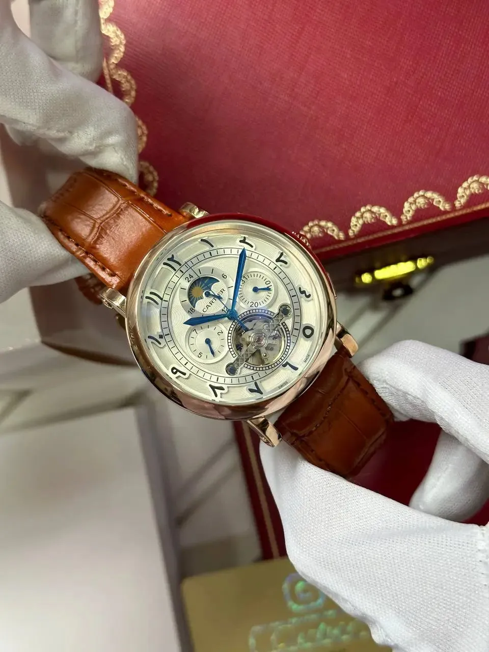 Cartier Luxury Smart Fit Watch for Men | 43mm | Elegant Design | Premium 7AA Collection