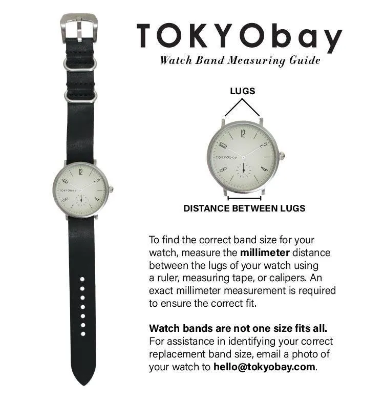 Cetus Leather Watch Band | 20mm
