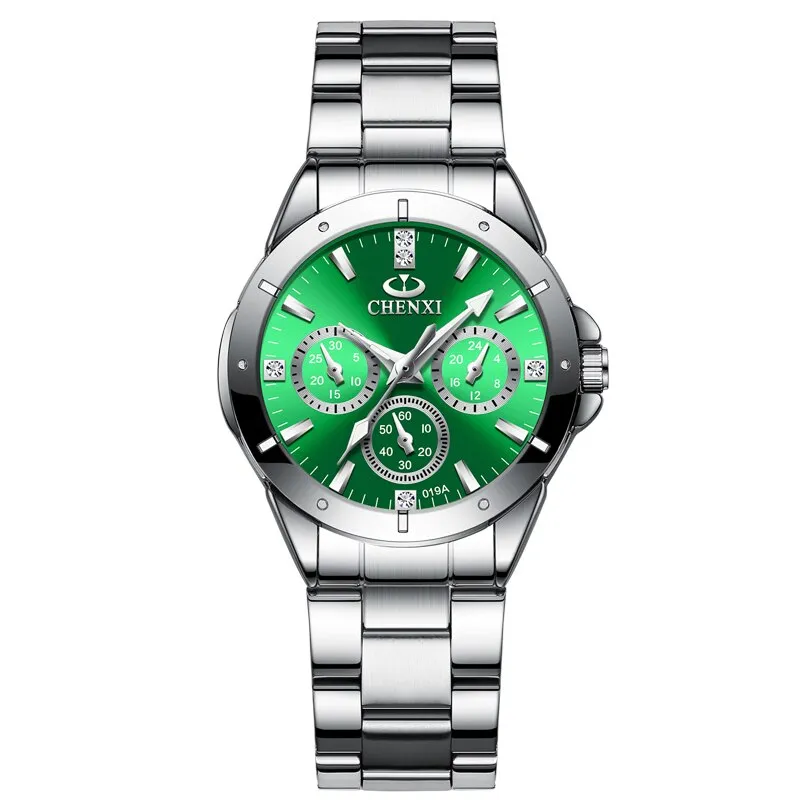 CHENXI 019A Women Fashion Luxury Watches Women&#39;s Quartz Wristwatches  Ladies Luxury Rhinestone Dial Clock Waterproof Reloj Mujer