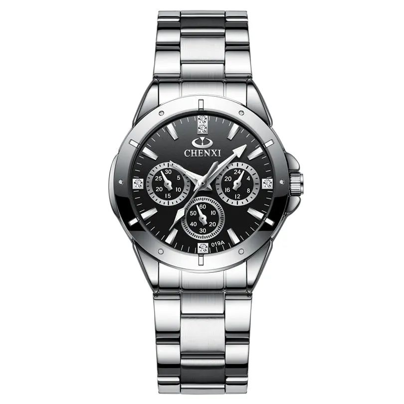 CHENXI 019A Women Fashion Luxury Watches Women&#39;s Quartz Wristwatches  Ladies Luxury Rhinestone Dial Clock Waterproof Reloj Mujer