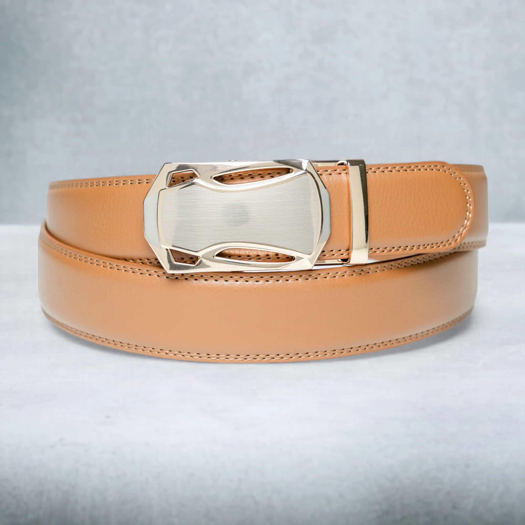 Chokore Automatic Golden Buckle Belt (Brown)