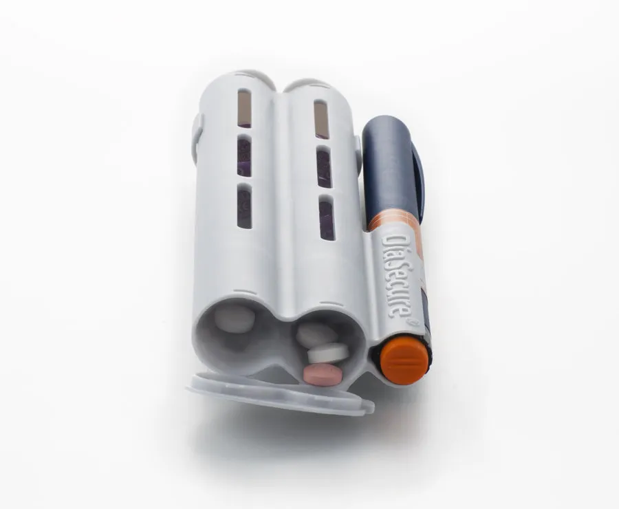 DiaSecure® Diabetic Management System ( Grey) | Featured in 2020 Diabetes Forecast Guide