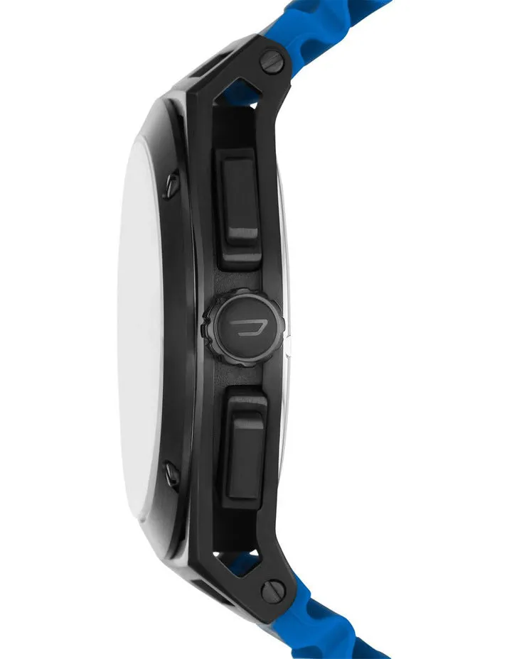 Diesel Timeframe Chronograph Blue Silicone Watch DZ4545