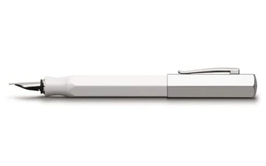 FABER-CASTELL F PEN ONDORO WHITE M