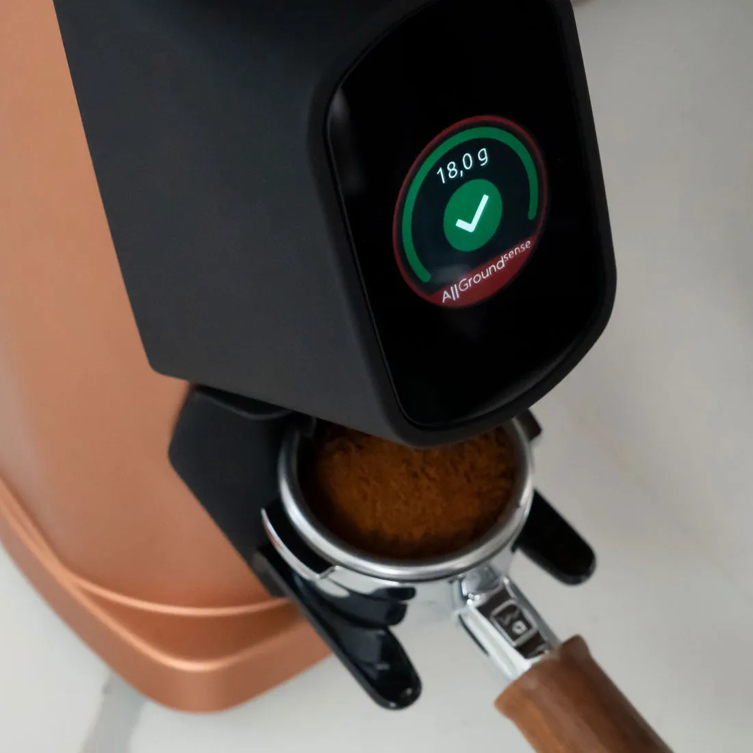 Fiorenzato AllGround Sense All Purpose Home Coffee Grinder - Copper w/ Black