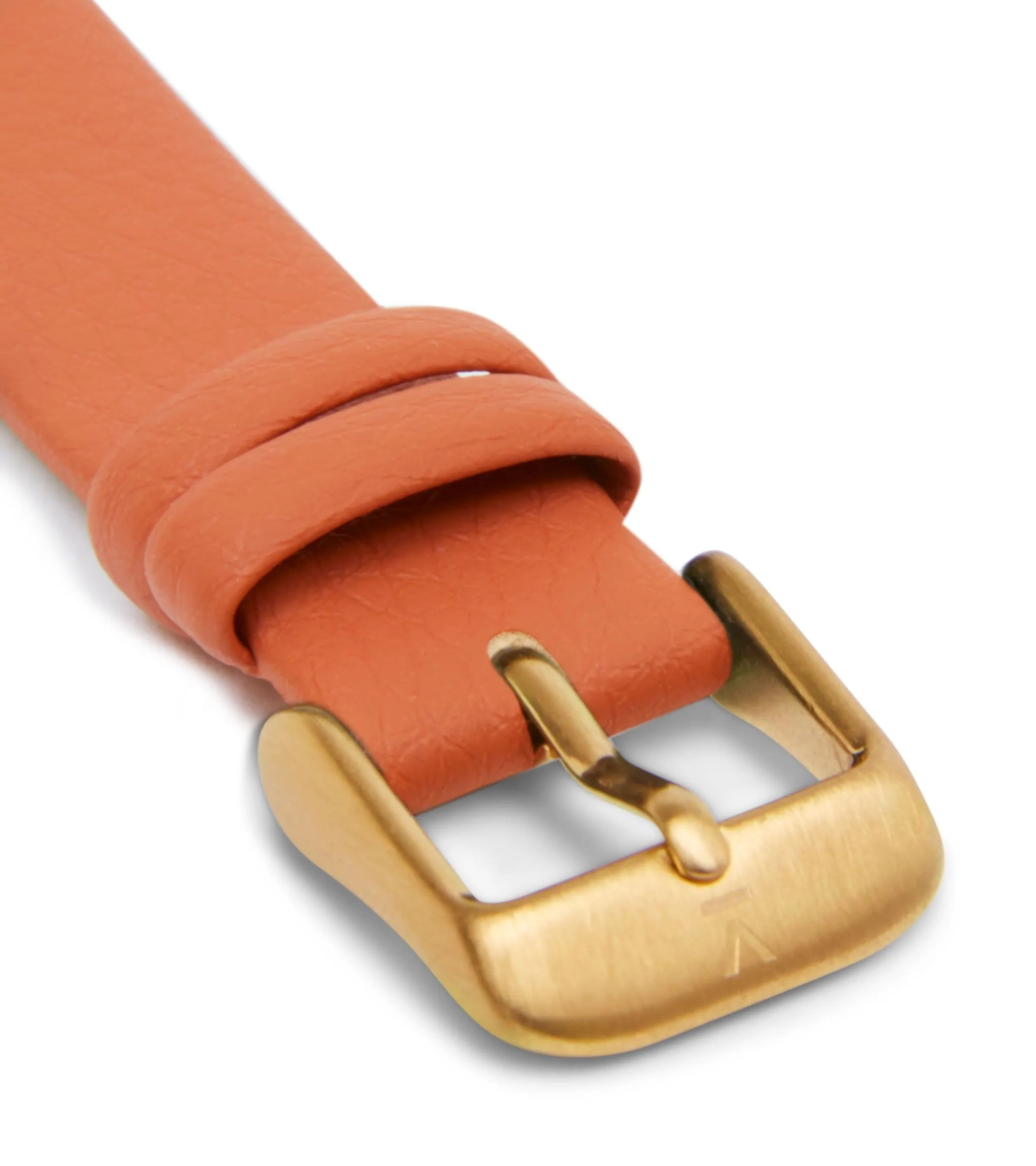 Gold & Burnt Orange Watch | Petite