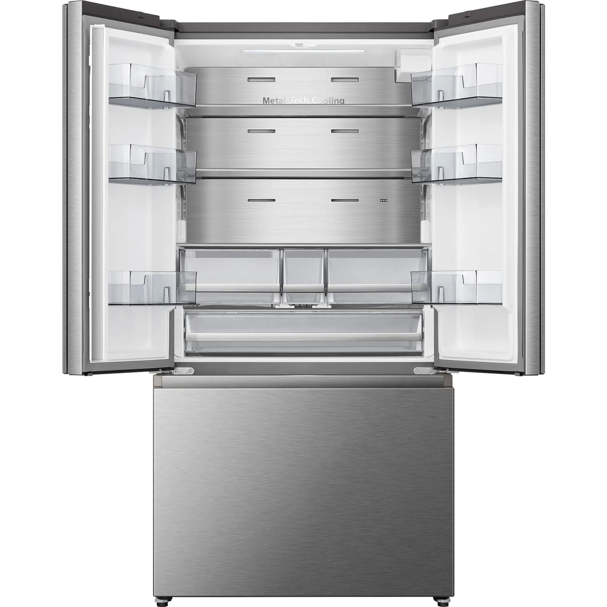 Hisense French Door Fridge (RF225C3CSEI) - Fingerprint Resistant Stainles Steel
