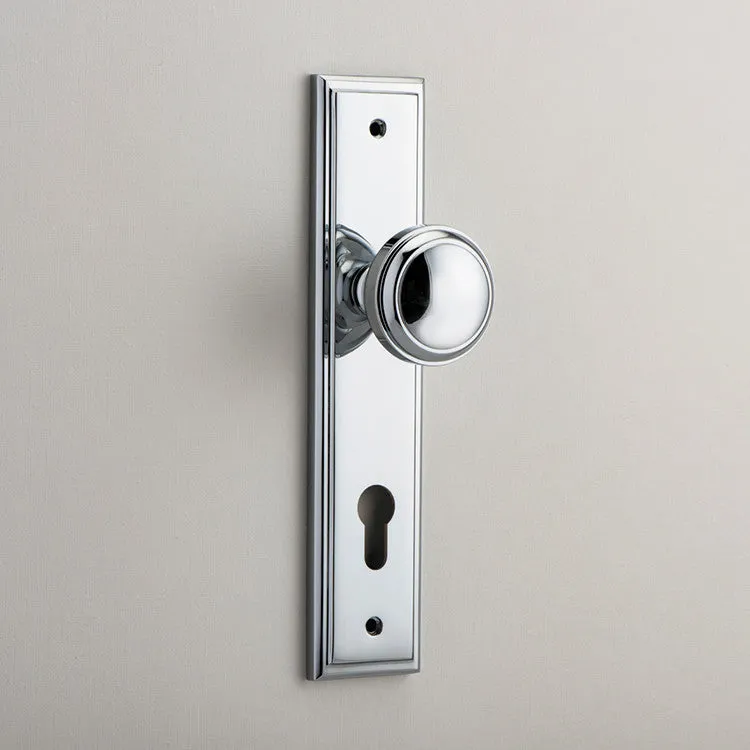 IVER PADDINGTON KNOB STEPPED BACKPLATE