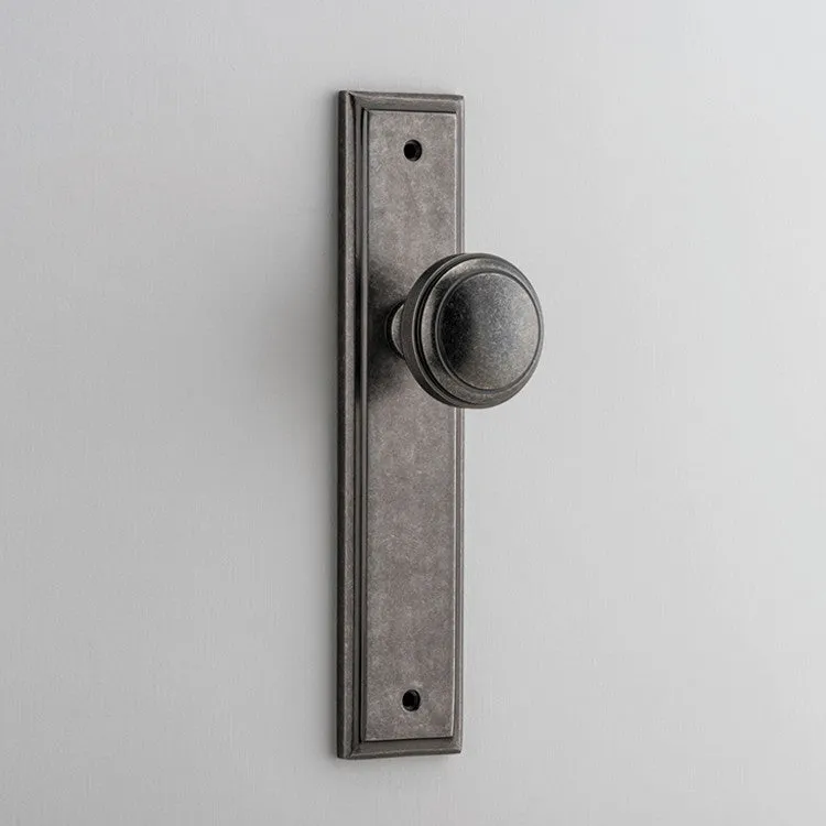 IVER PADDINGTON KNOB STEPPED BACKPLATE