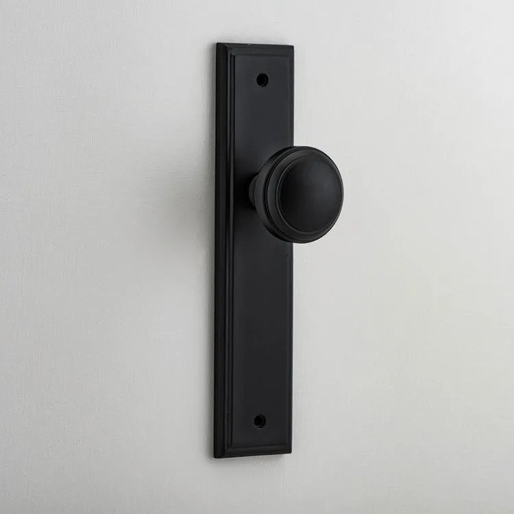 IVER PADDINGTON KNOB STEPPED BACKPLATE
