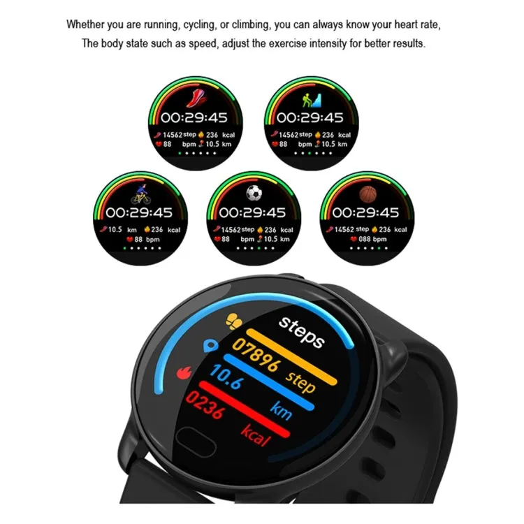 K9 Smart Health Monitor Bracelet with 1.22" Color Screen, Call and Sleep Alerts, Heart Rate, Blood Pressure, and Oxygen Tracking