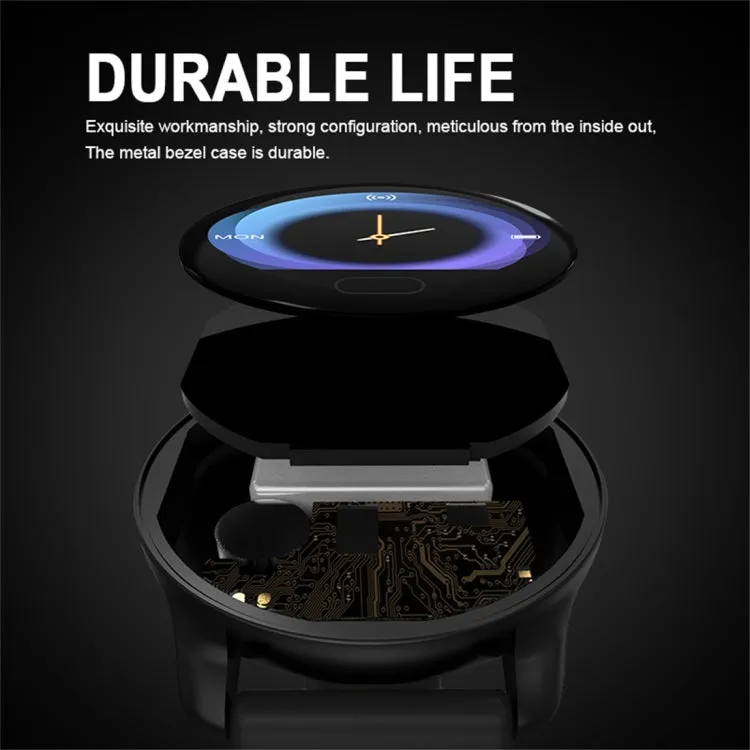 K9 Smart Health Monitor Bracelet with 1.22" Color Screen, Call and Sleep Alerts, Heart Rate, Blood Pressure, and Oxygen Tracking