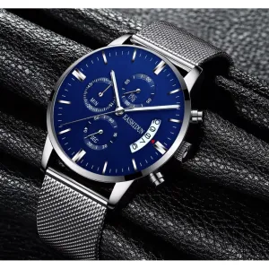 KASHIDUN. Men's Watches Sporty Casual Quartz Analog Watches Military Multi-functions 24 Hours Time with Calendar