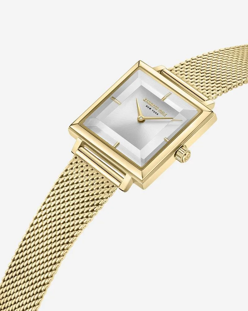 KENNETH COLE Women's Quartz Classic Gold-Tone Stainless Steel Watch | Model KCWLG0026502
