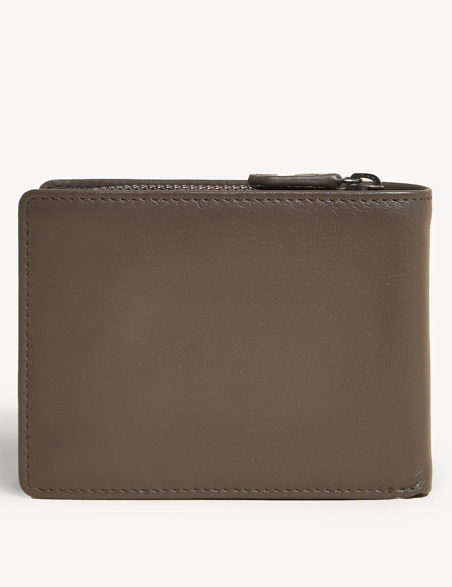 Leather Zip Bi-Fold Cardsafe™ Wallet