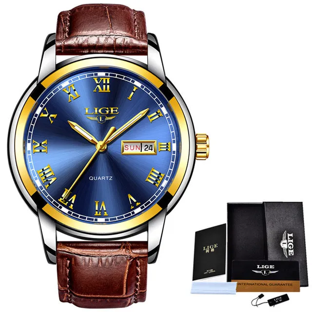 LIGE branded men's watch