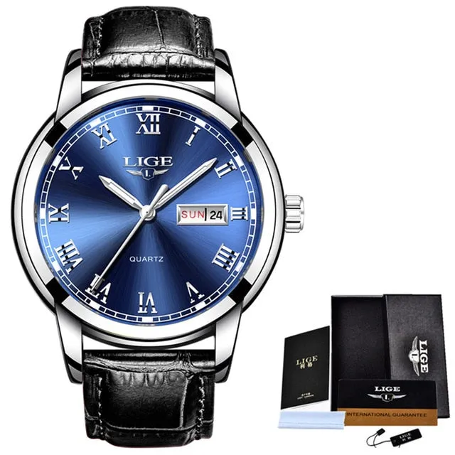 LIGE branded men's watch