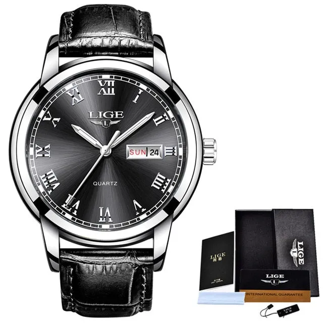 LIGE branded men's watch