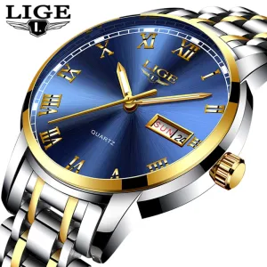 LIGE branded men's watch