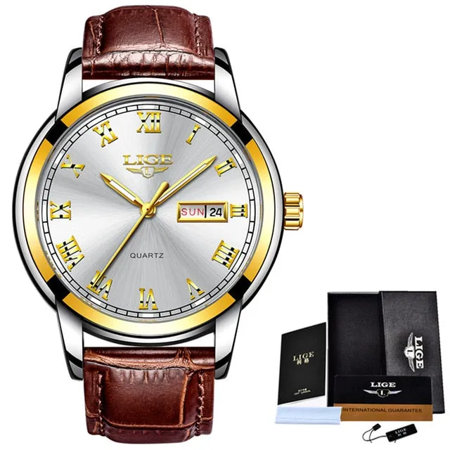 LIGE branded men's watch