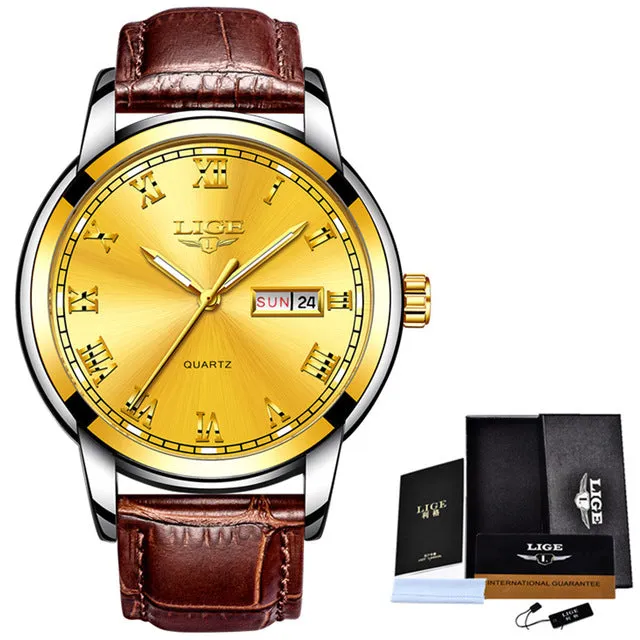 LIGE branded men's watch