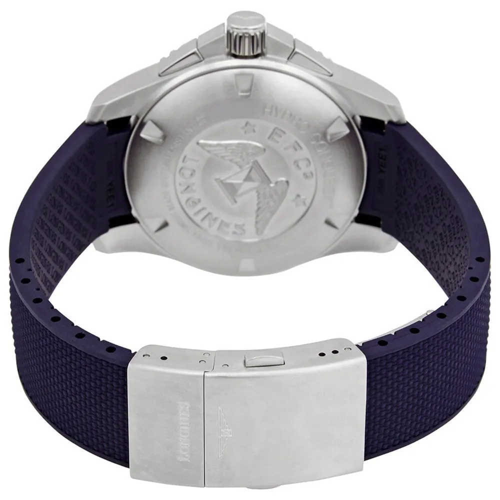 Longines HydroConquest Automatic Chronograph Stainless Steel Blue Dial Blue Rubber Strap Date Divers Mens Watch L3.883.4.96.9