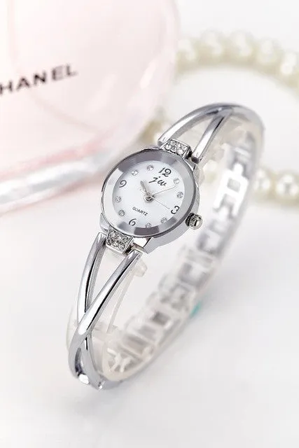 Luxury Brand Stainless Steel Bracelet watches For Women