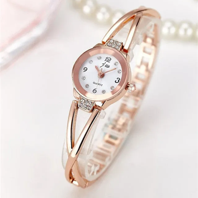 Luxury Brand Stainless Steel Bracelet watches For Women