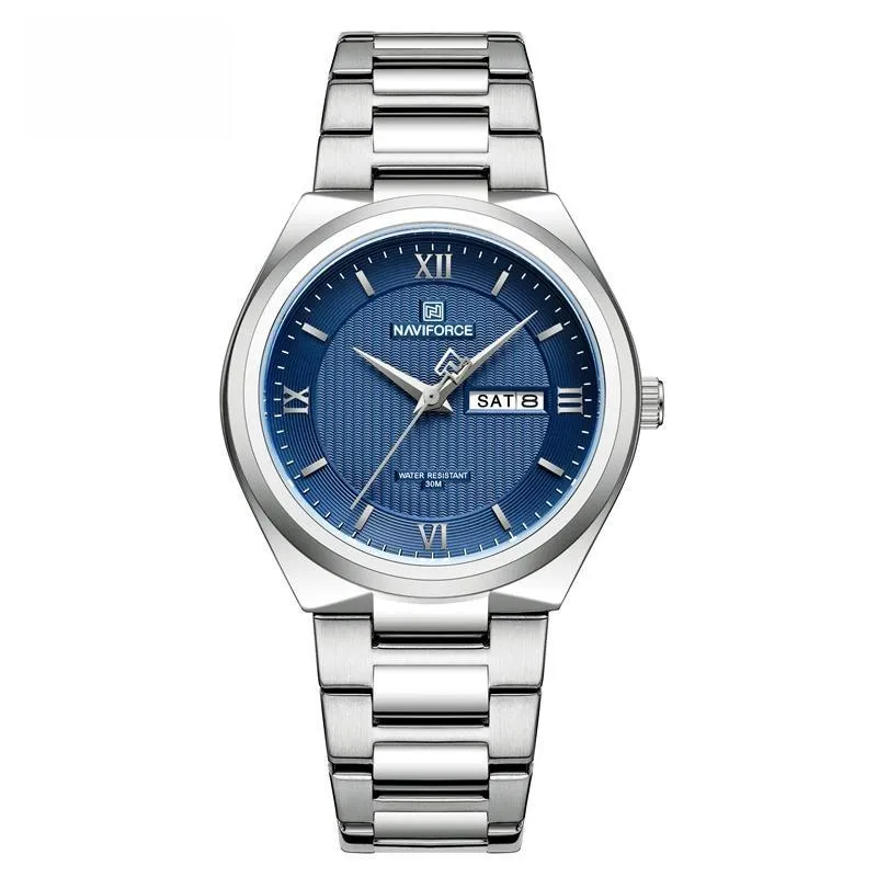 Luxury Men's Fashion Wristwatch Stainless Steel Strap Quartz Watches