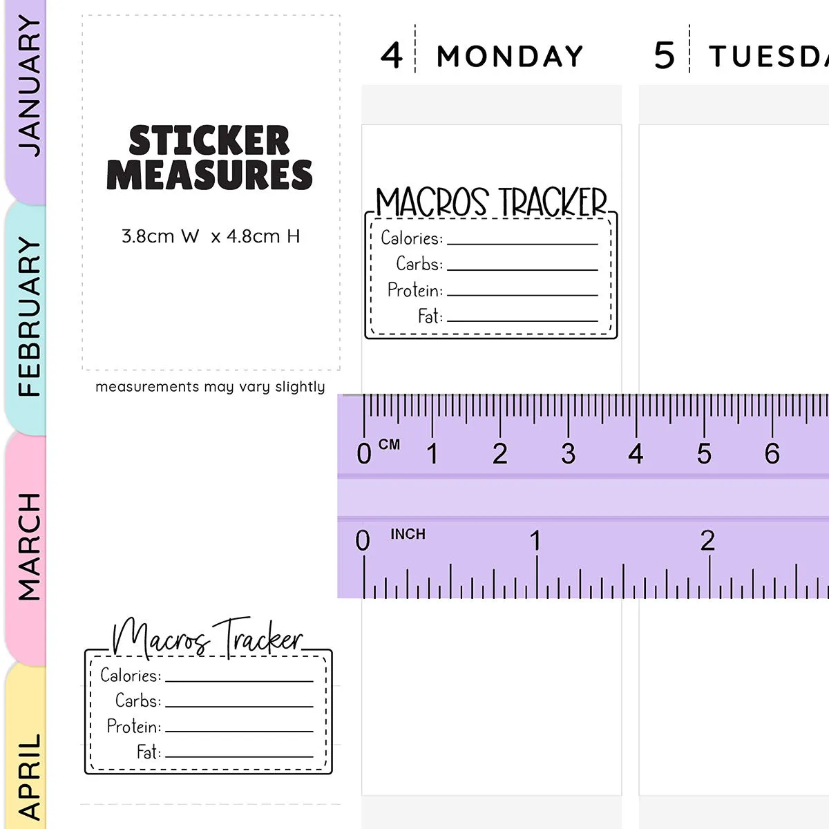 Maros Tracker Half Box Stickers